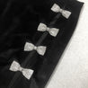 Velvette Bijou Bow Set - Aurisélla London