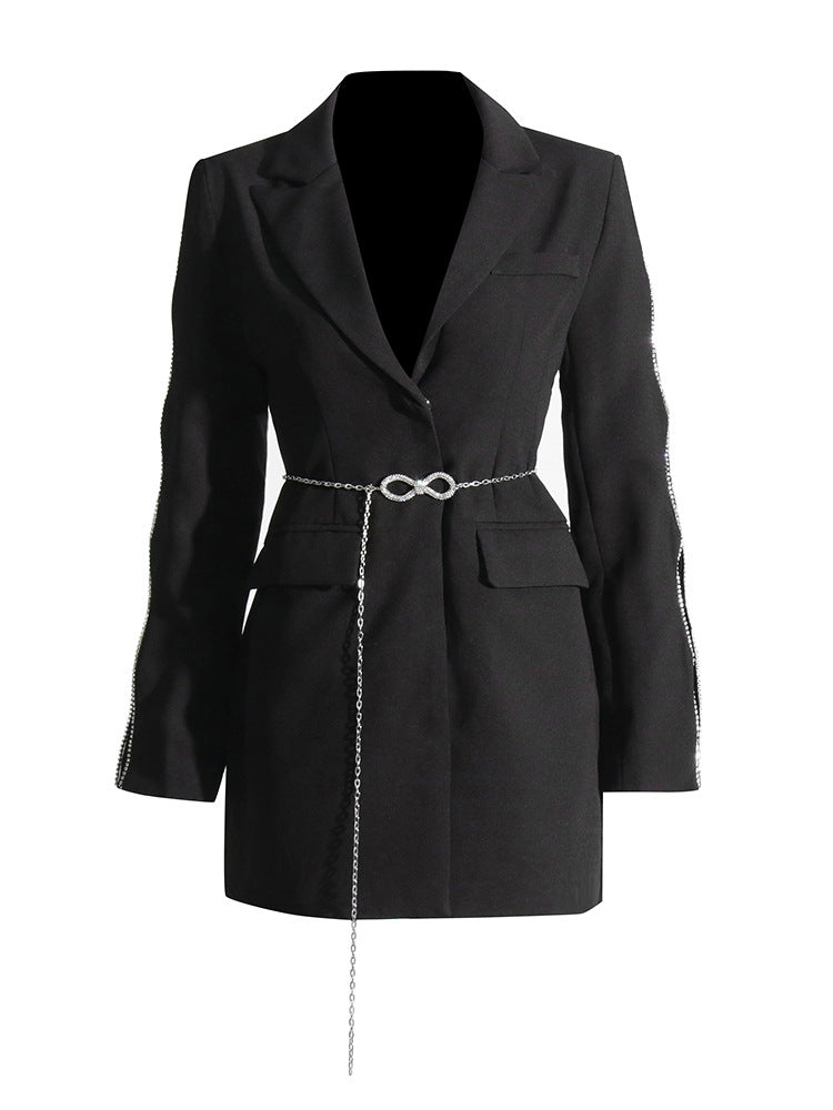 Infinity Chain Blazer Dress - Aurisélla London