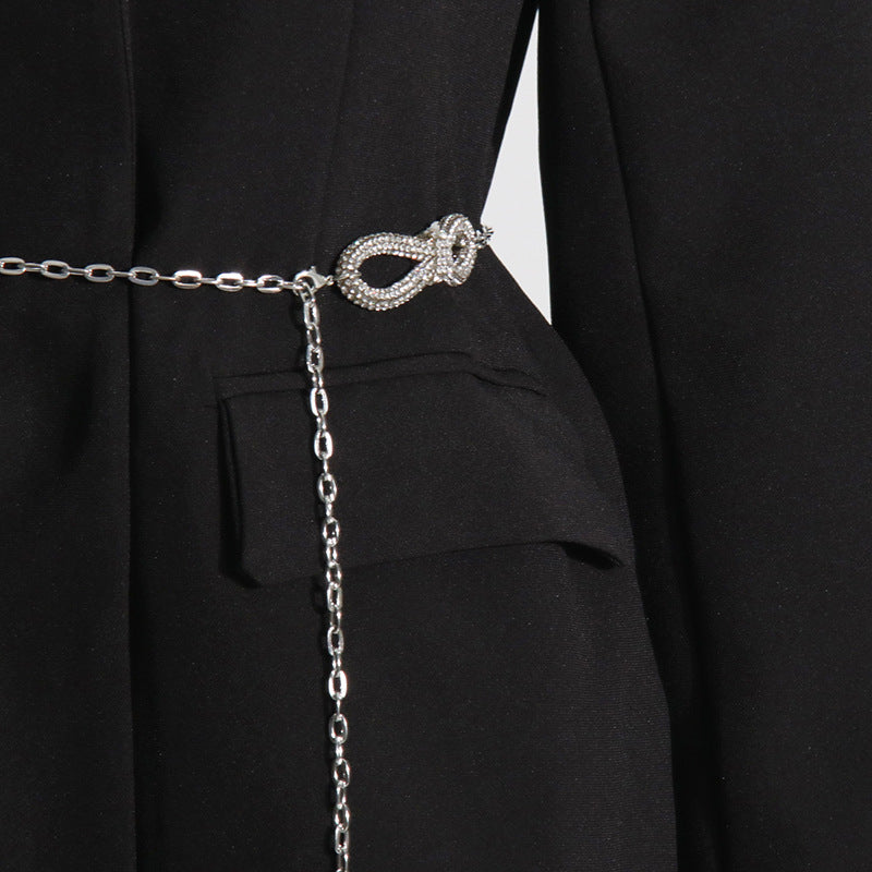 Infinity Chain Blazer Dress - Aurisélla London
