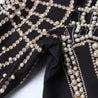 Baroque Pearl Embellished Blazer - Aurisélla London