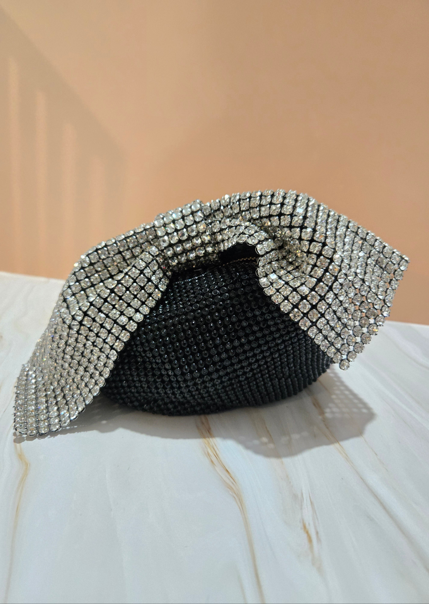 Crystal Drape Evening Mini Bag - Aurisélla London