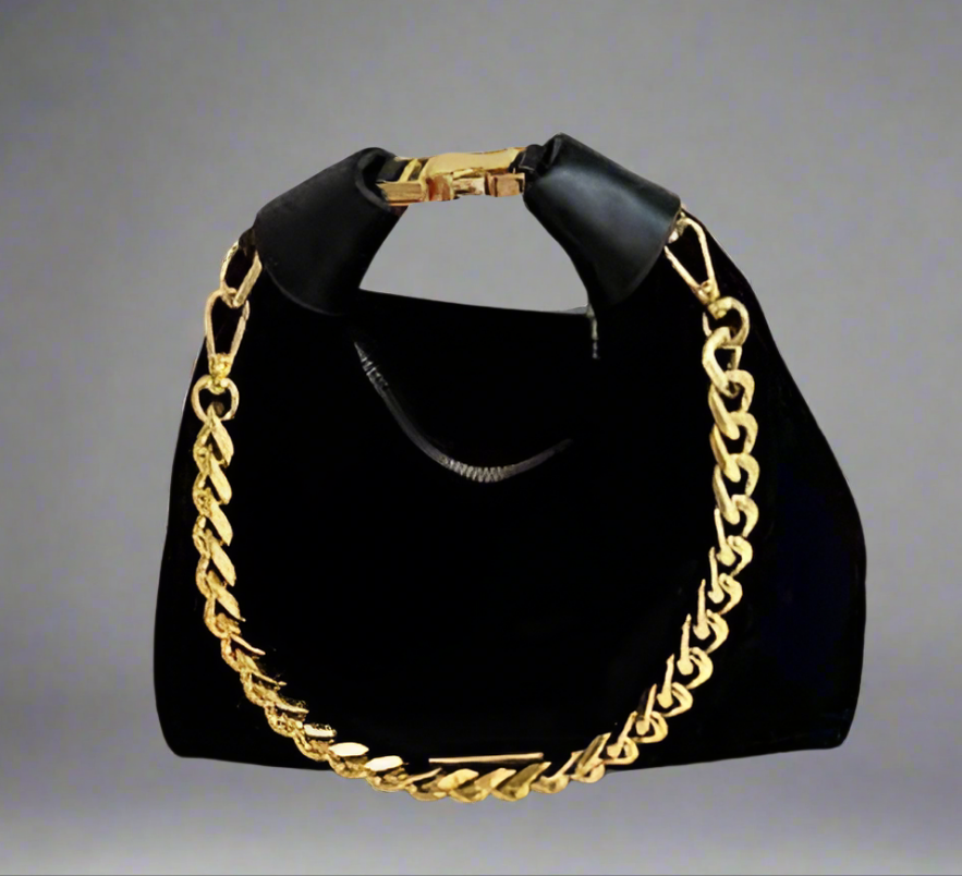 Coffee Suede 2 way Handbag - Aurisélla London