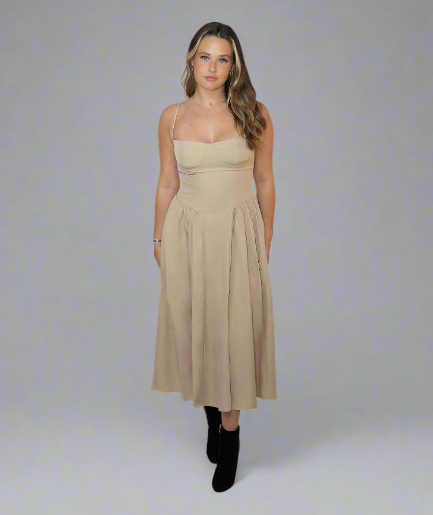 Dune Midi Dress - Aurisélla London