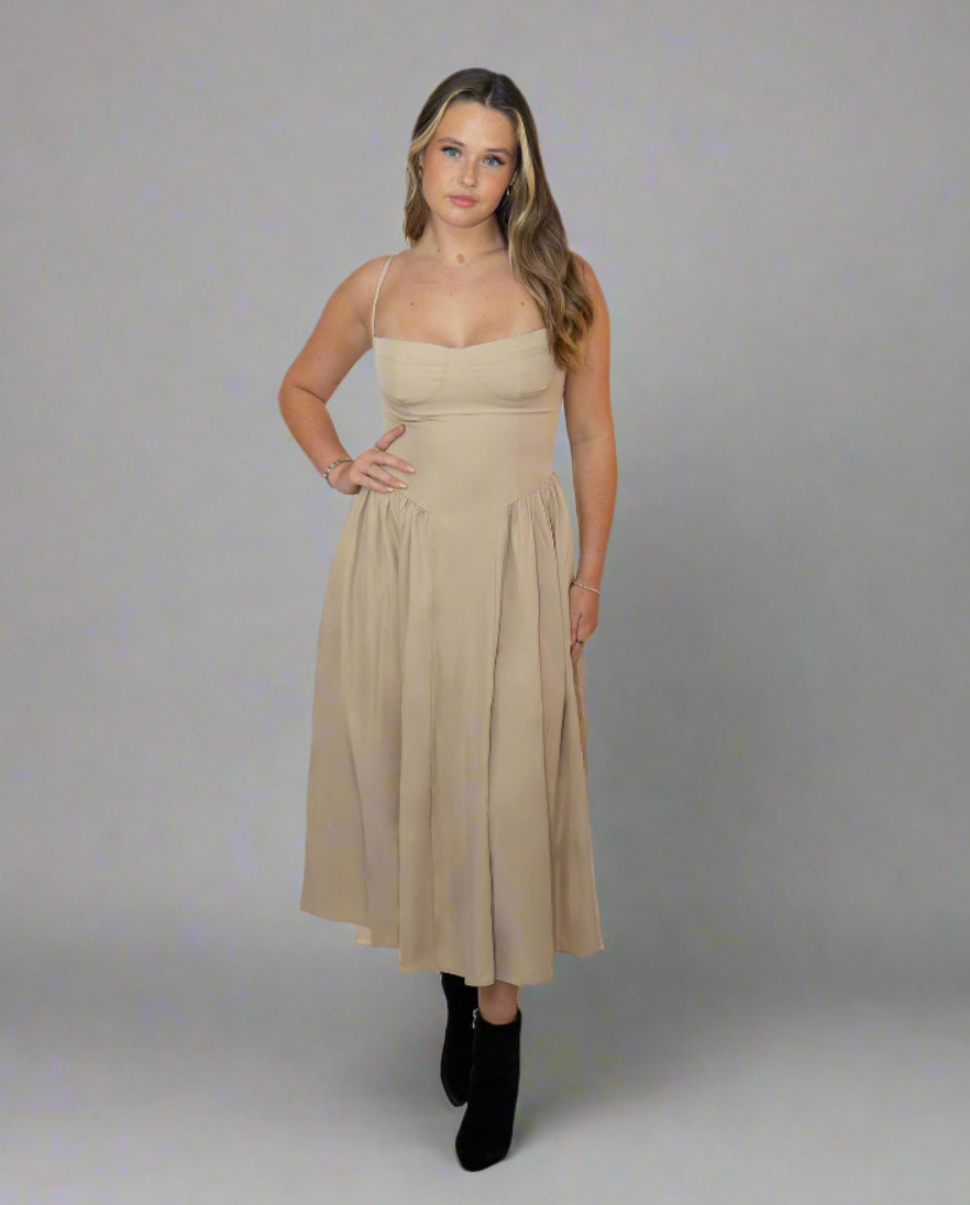 Dune Midi Dress - Aurisélla London