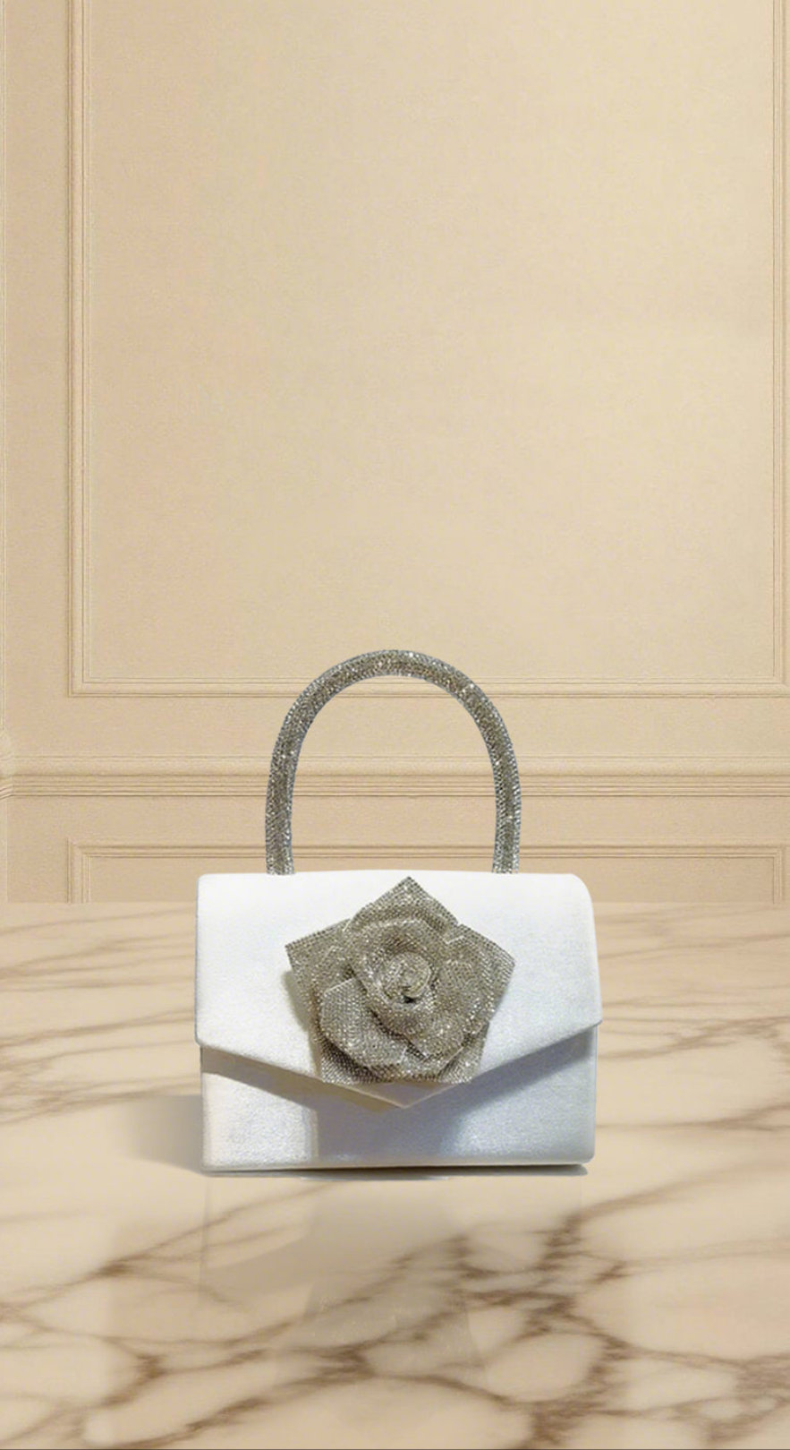 Crystal Bloom Velour Mini - Aurisélla London