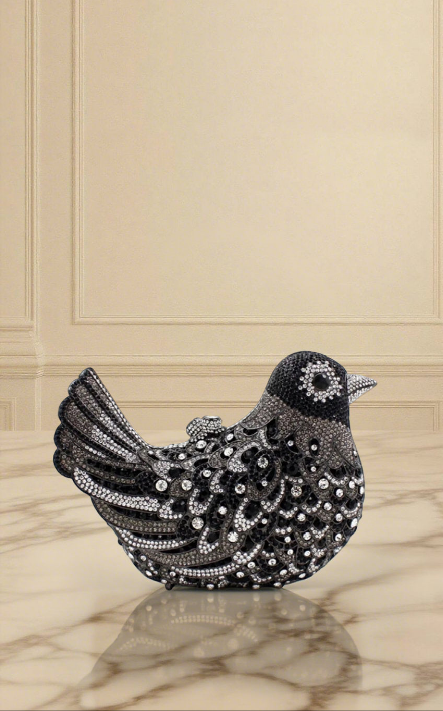 Nightingale Diamante Clutch - Aurisélla London