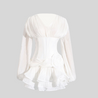 Ivory Rose Corset Mini Dress - Aurisélla London