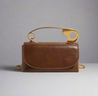 Gold Pin Statement Bag - Aurisélla London