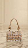 Gold Prism Handbag - Aurisélla London