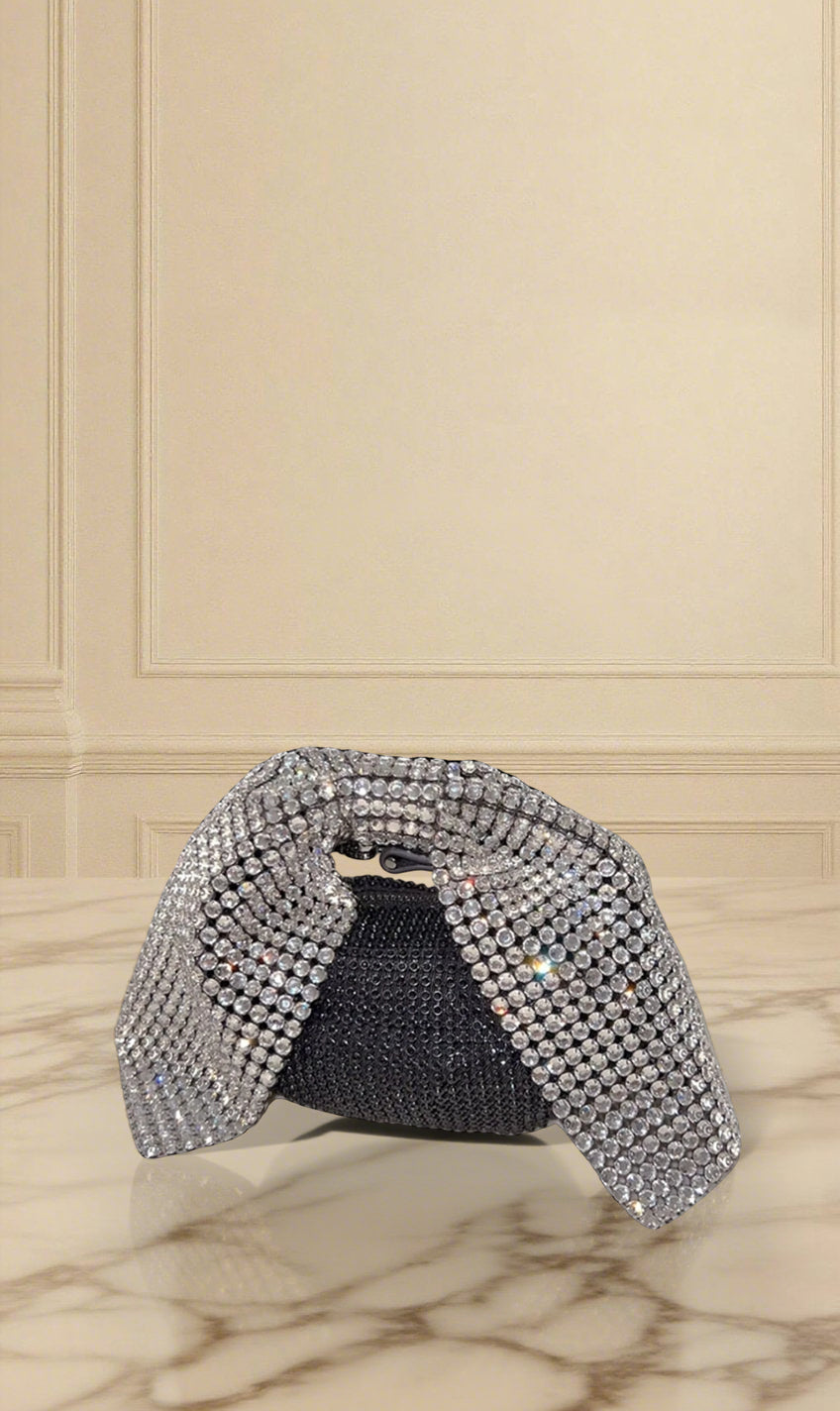 Crystal Drape Evening Mini Bag - Aurisélla London