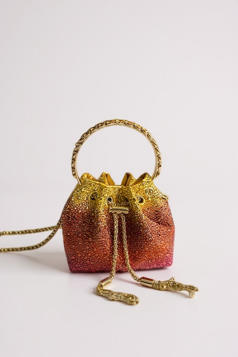 Sunset Ombre Sequin Bucket Bag - Aurisélla London
