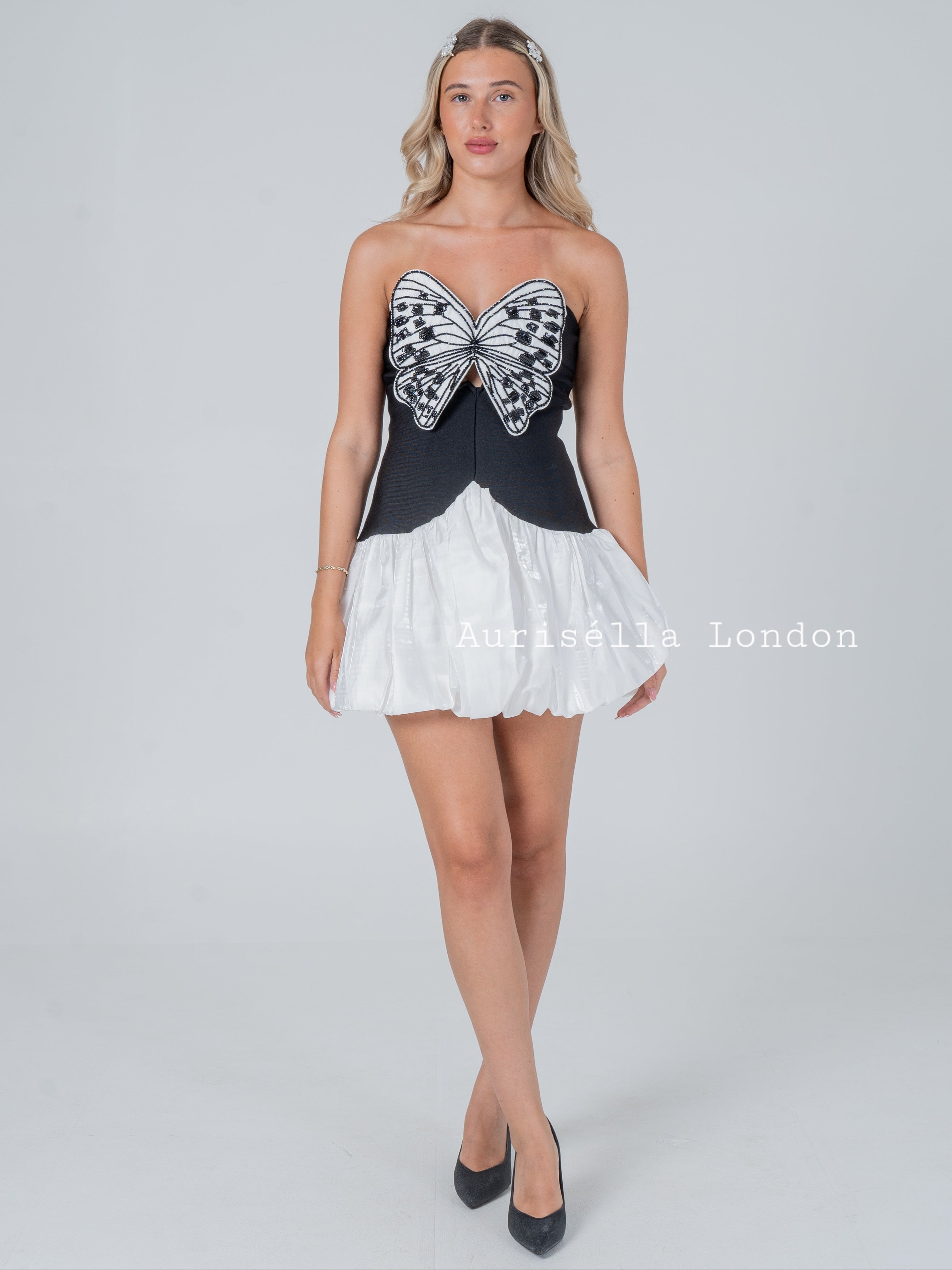 Papillon Lumière Mini Dress - Aurisélla London