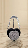 Black Heart Party Bag - Aurisélla London