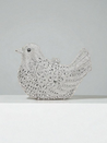 Silver Crystal Dove Clutch - Aurisélla London