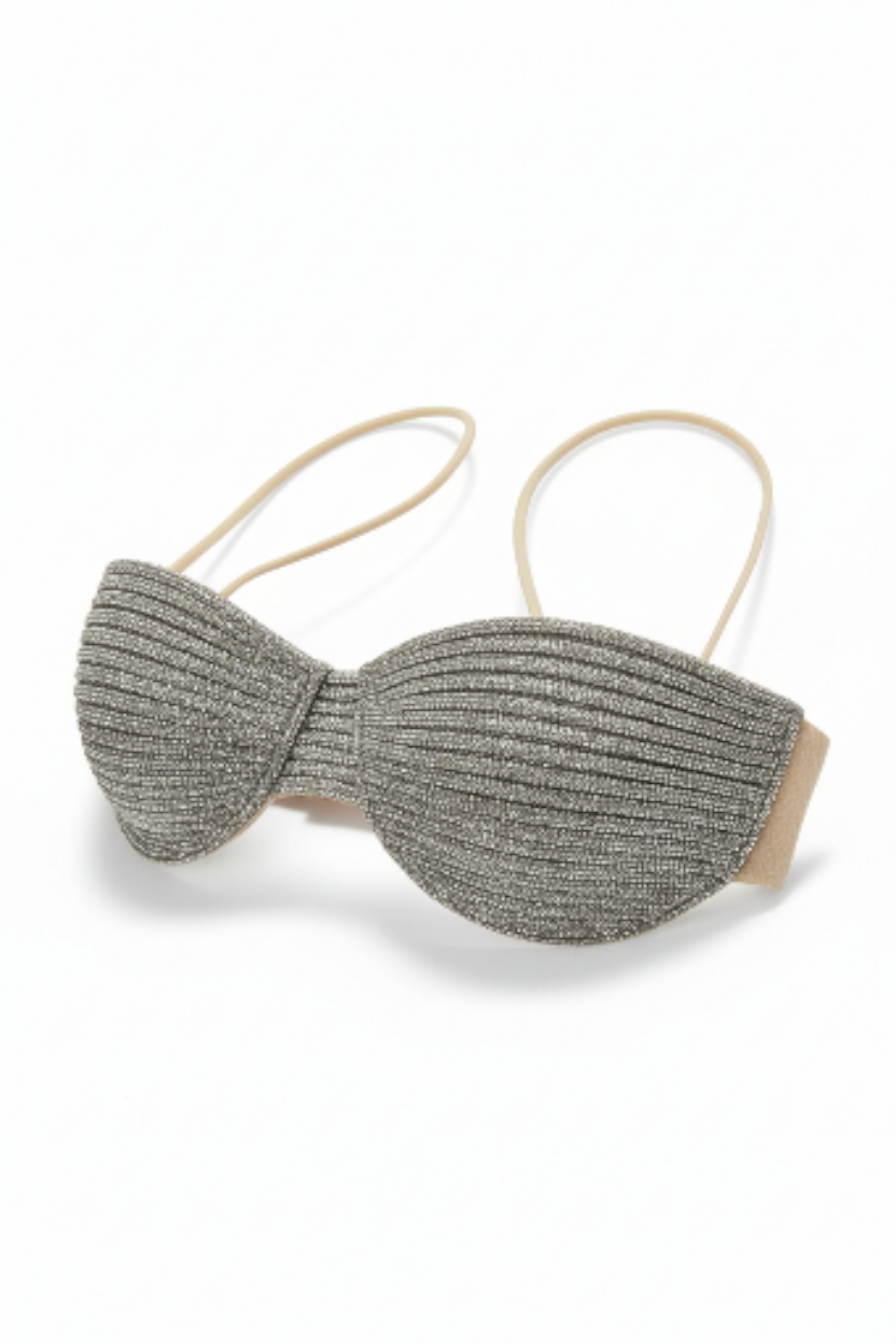 Embellished Nude Bustier