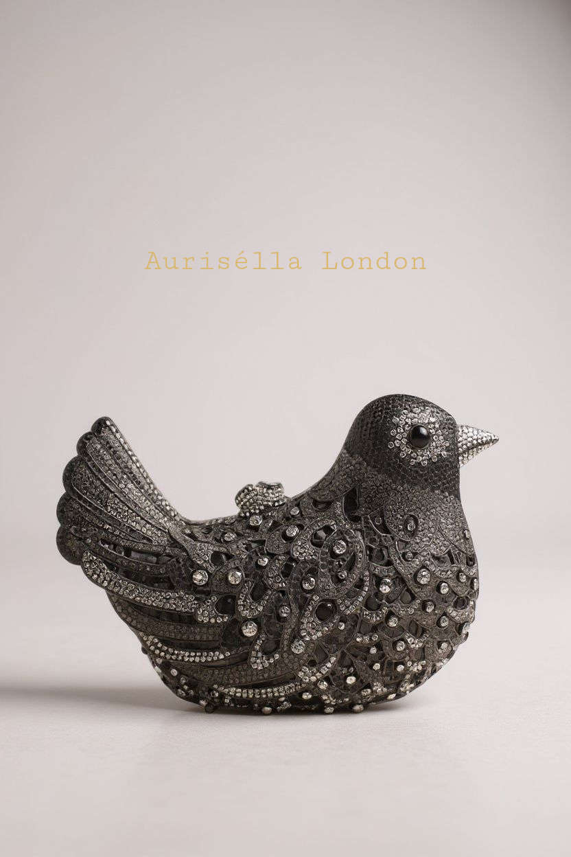 Nightingale Diamante Clutch - Aurisélla London