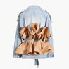 The Ruffle Statement Denim Jacket - Aurisélla London