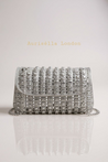 Silver Diamante Bag - Aurisélla London