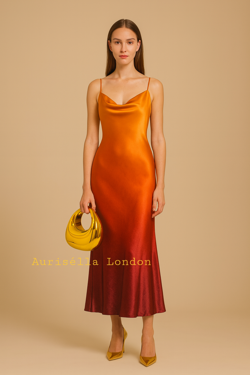 Gold Loop Sculptural Bag - Aurisélla London