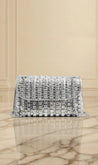 Silver Diamante Bag - Aurisélla London