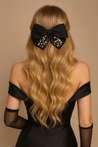 Rosabelle Pearl Blossom Bow Clip - Aurisélla London