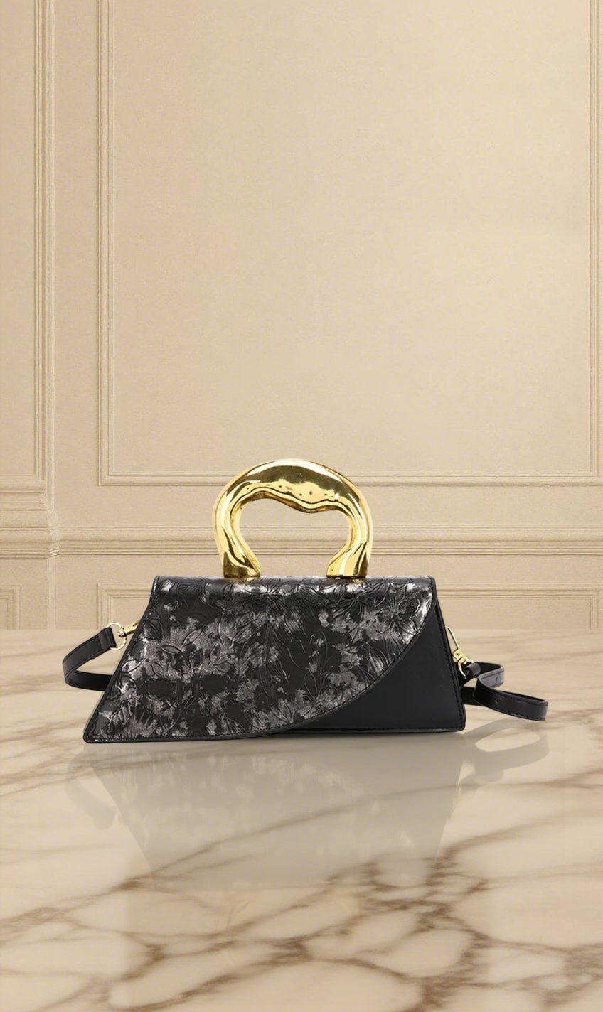 Noir Celestial Handbag - Aurisélla London